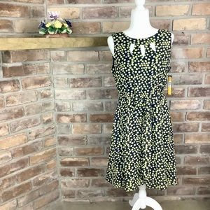 I LE New York Sleeveless Polka Dot Dress SZ-12